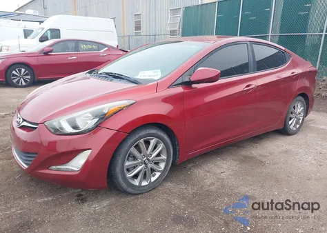 2016 Hyundai Elantra Se из США, поврежденный, VIN 5NPDH4AEXGH683088